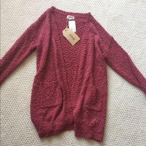 Ivy and Leo Red Sweater